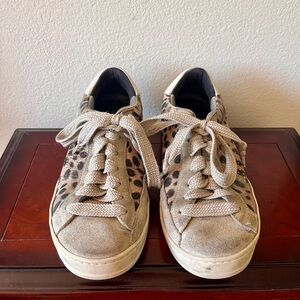 P448 John Leather Low Top Sneakers in Ecru/Bloom in Size 6.5